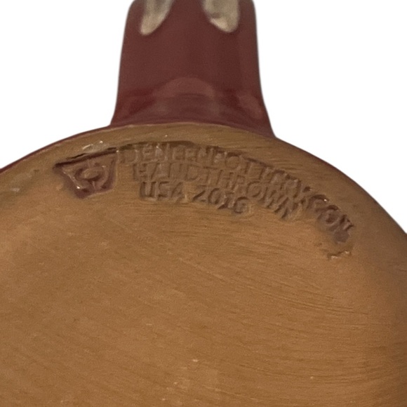 Deneen Pottery Katy House B&B Smithville Texas Mug Hand Thrown Drip Glaze - Picture 9 of 11